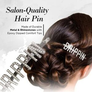 Drippin Rhinestone Bobby Pin - NWT - Sophisticated / elegant / flashy Kitsch